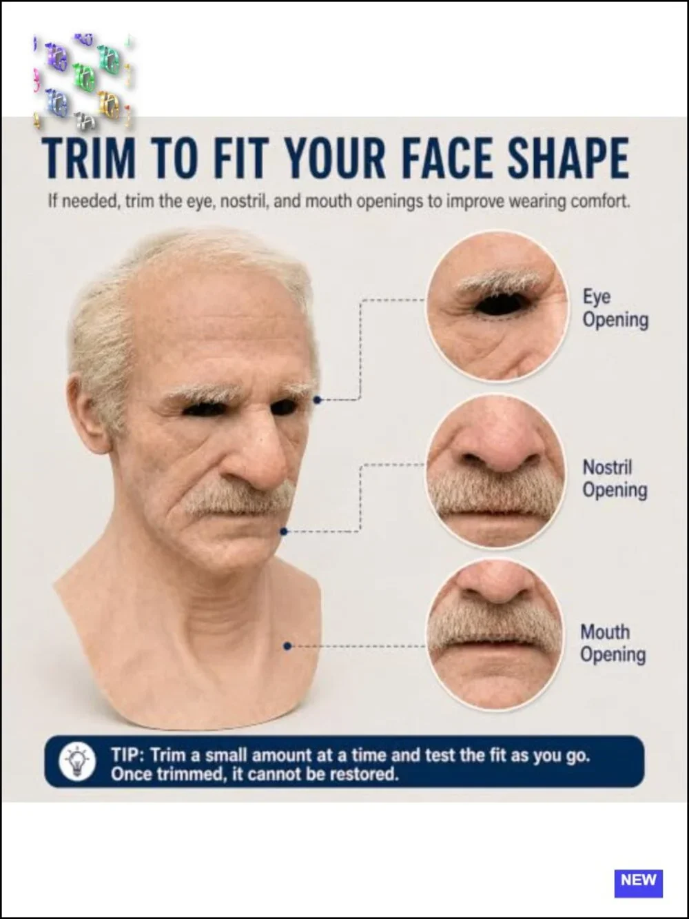 N/A realistic elderly